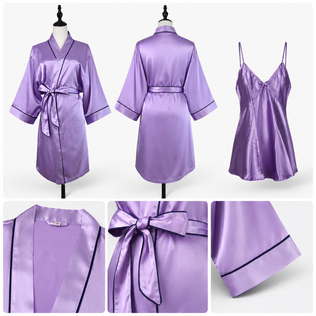 Jenny Romance Satin Robe Set