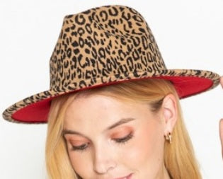 Spotted Leopard Fedora Hat