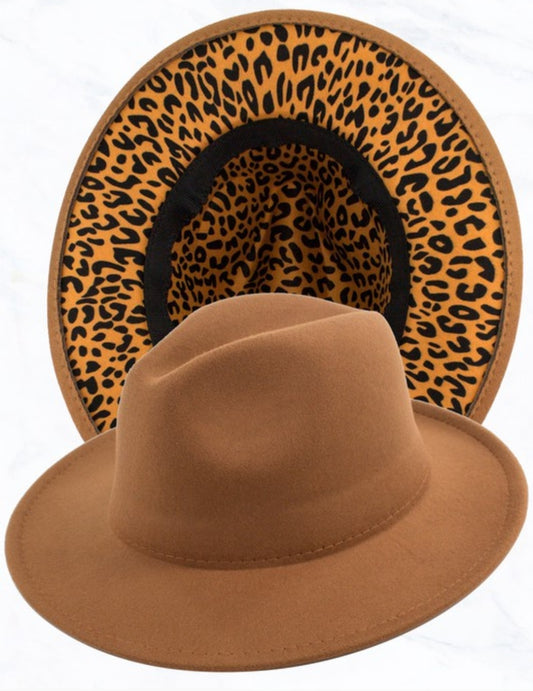 Double-Sided Leopard Hat