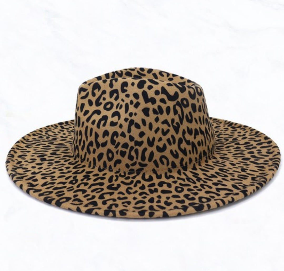 Spotted Leopard Fedora Hat