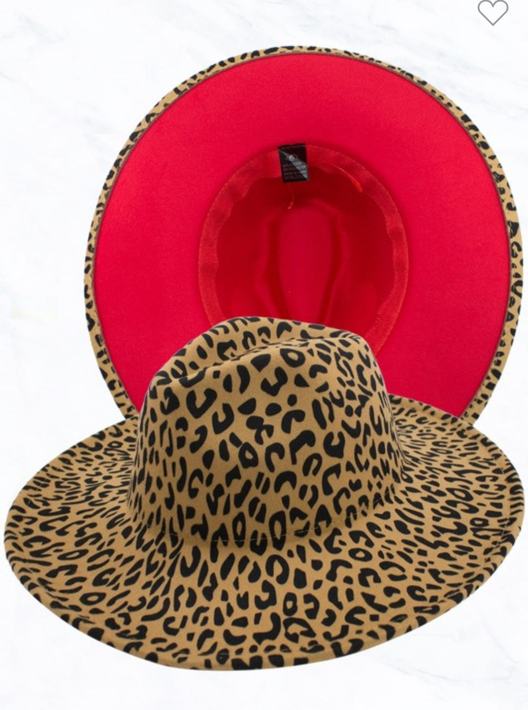 Spotted Leopard Fedora Hat