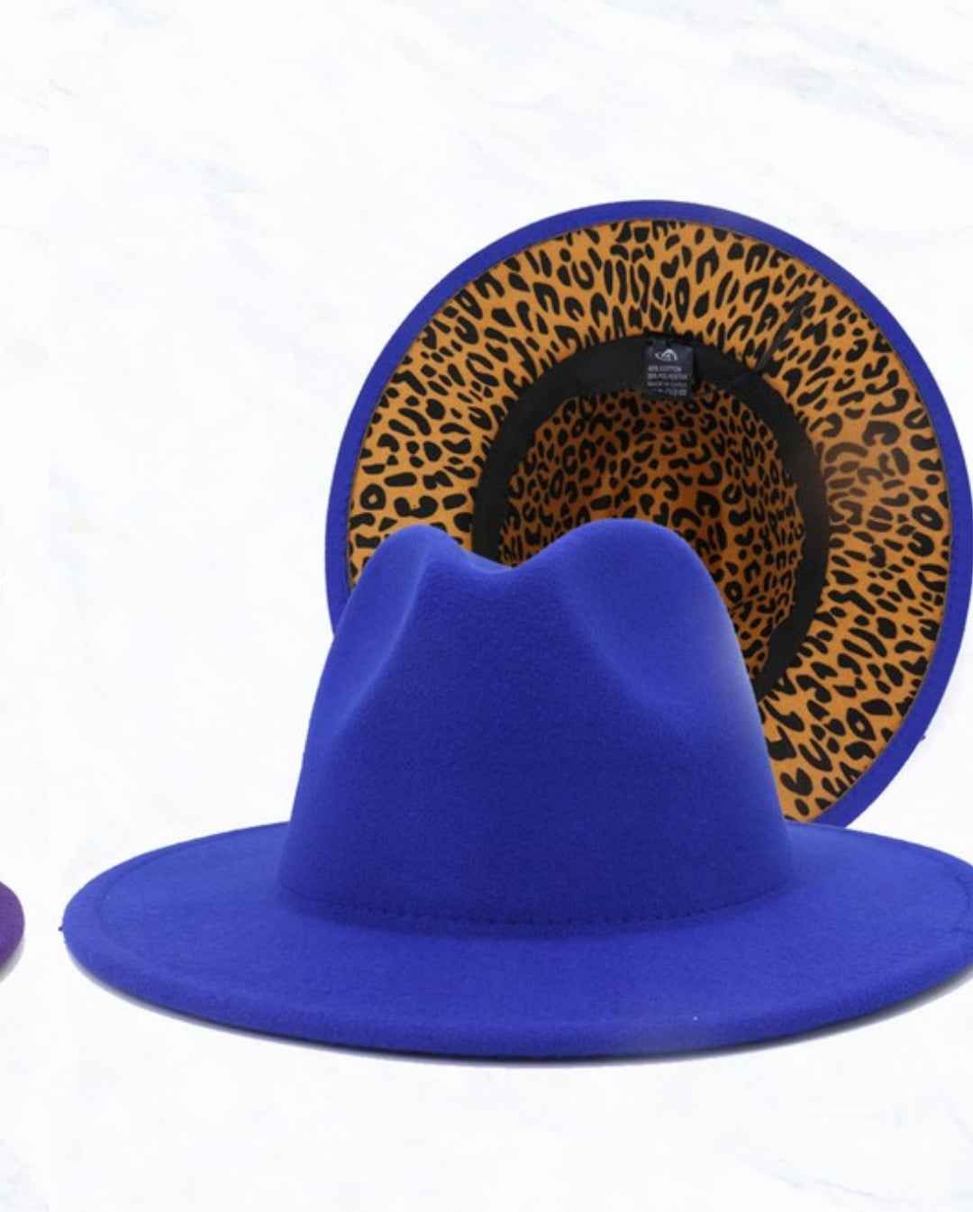 Double-Sided Leopard Hat