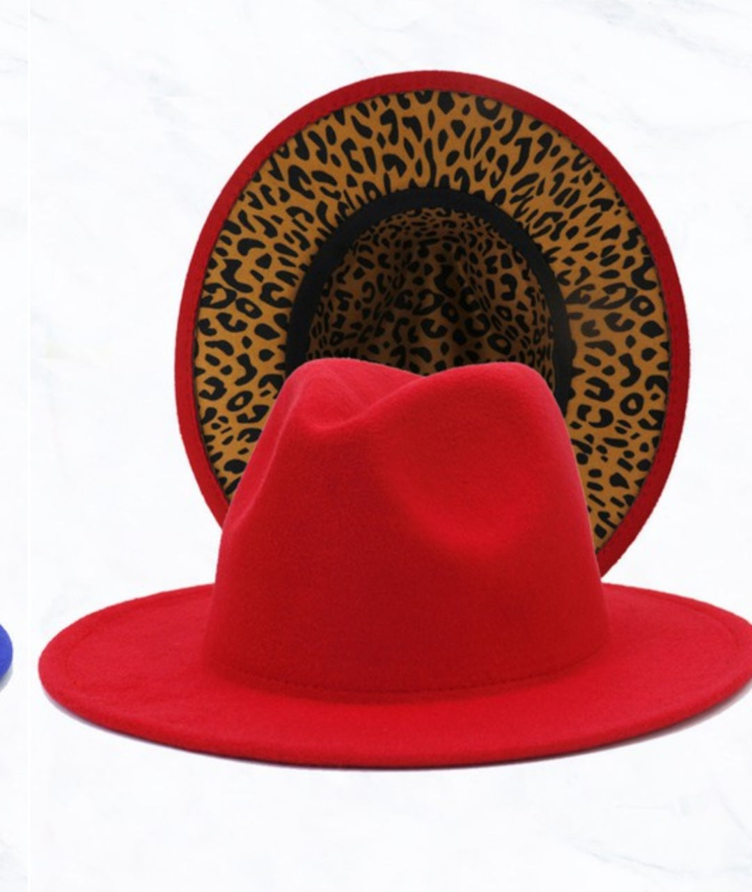 Double-Sided Leopard Hat