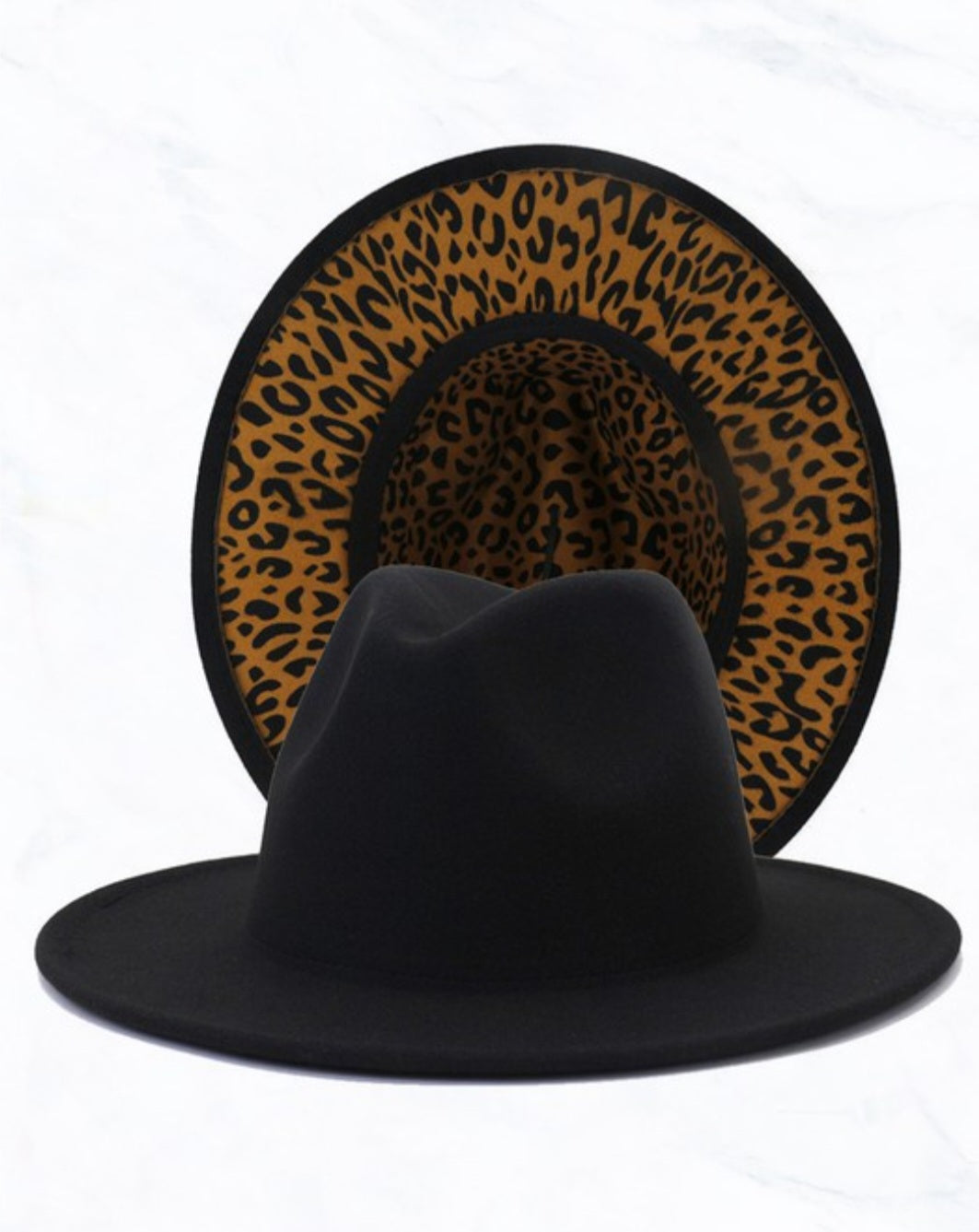 Double-Sided Leopard Hat