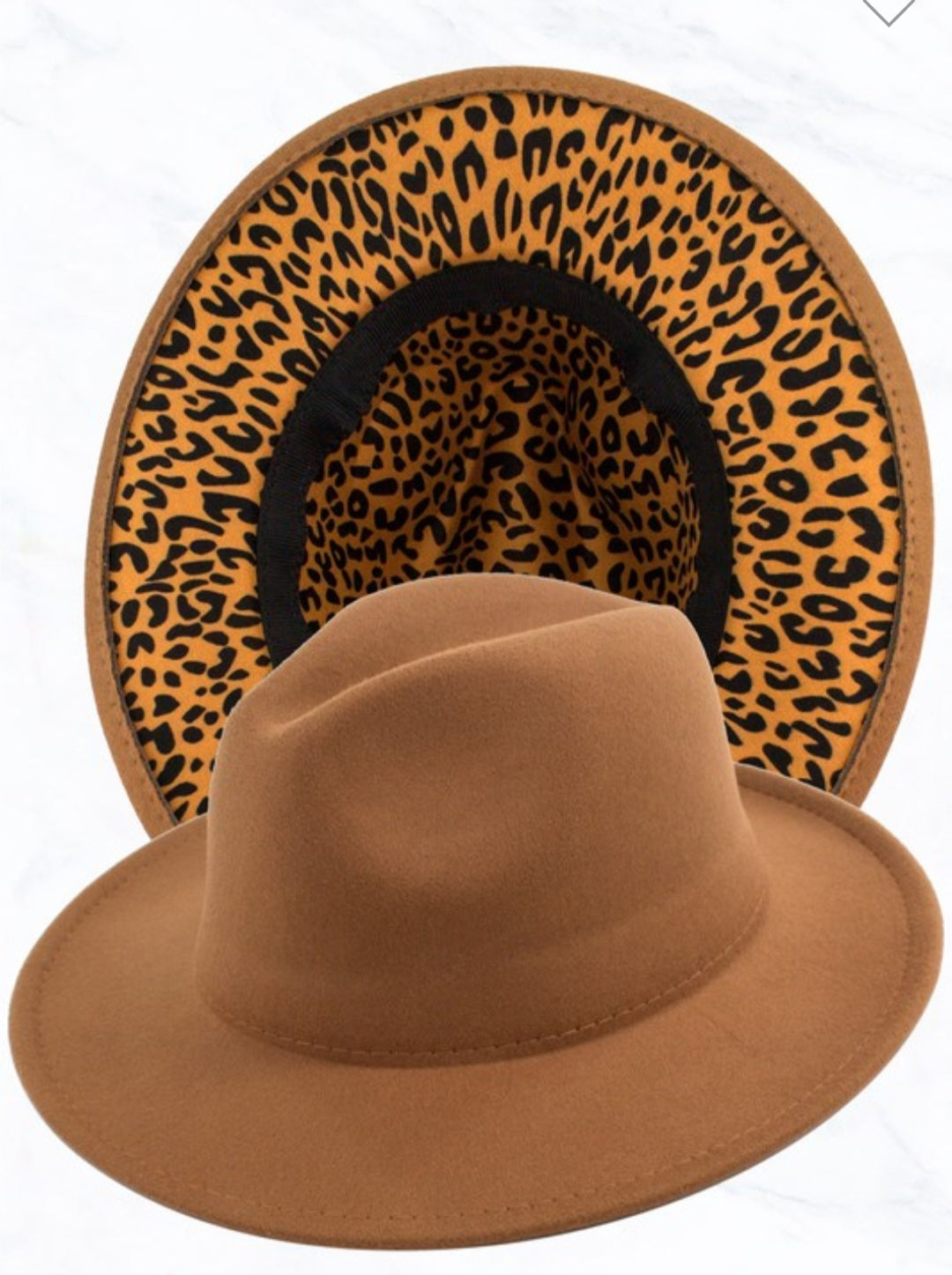 Double-Sided Leopard Hat