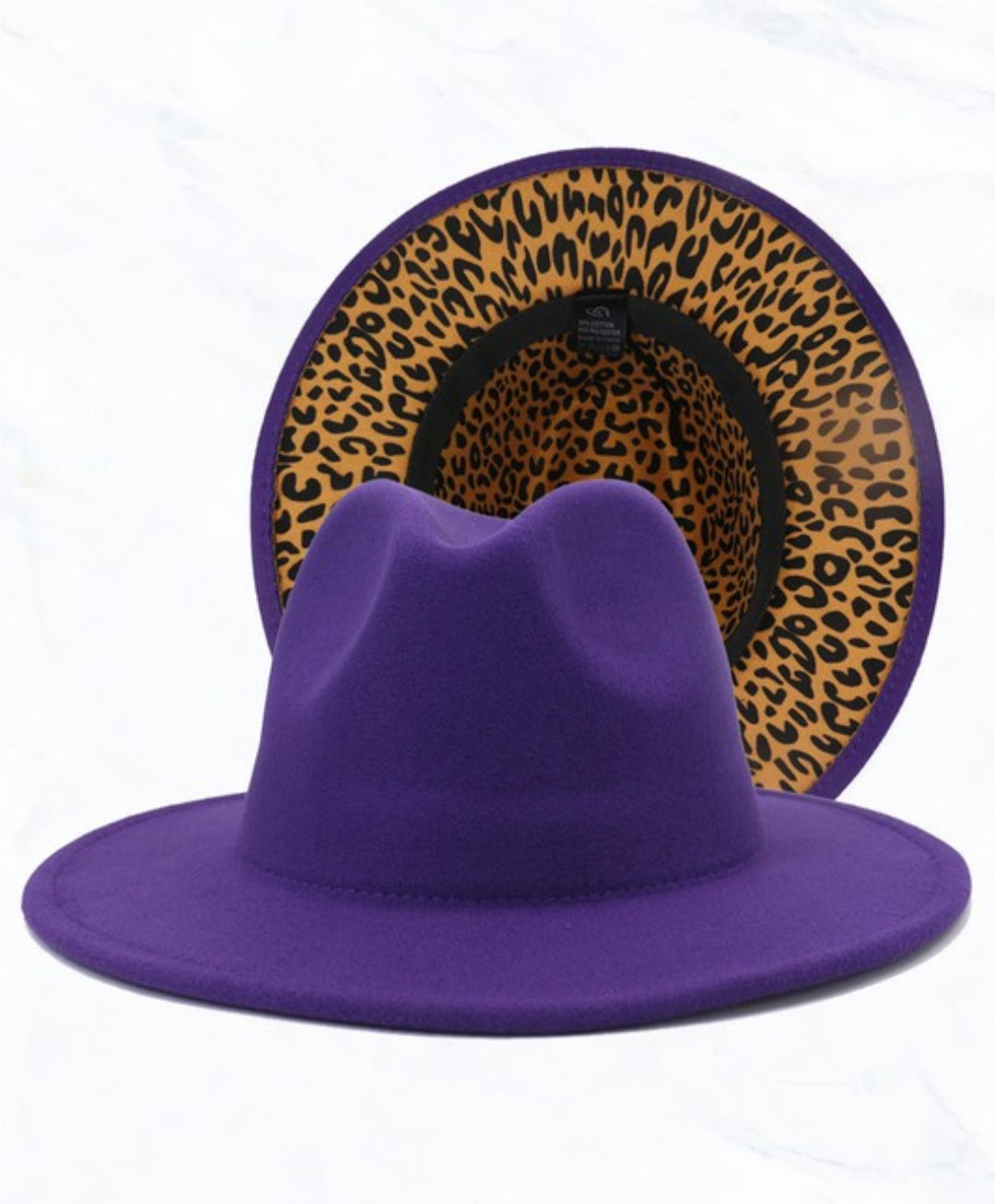 Double-Sided Leopard Hat