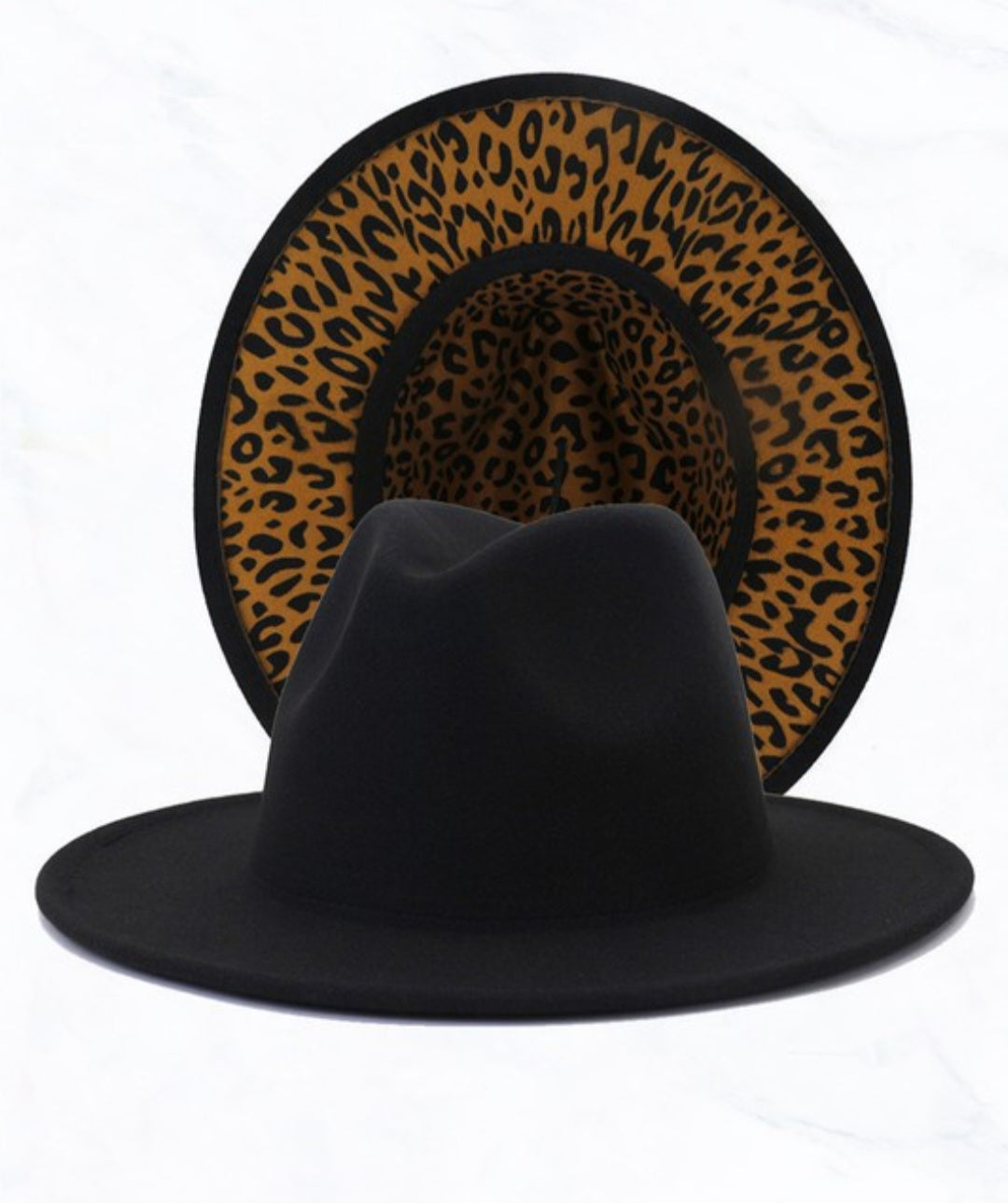 Double-Sided Leopard Hat